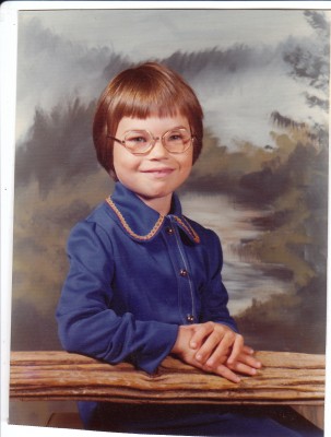 Danielle LaPorte. Grade 1. Haircut by dad.